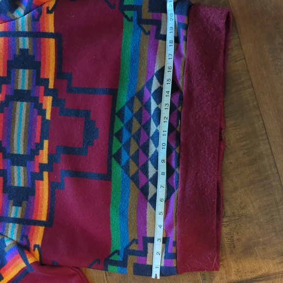 VINTAGE 1990's PENDLETON Country Sophisticates MULTICOLORED WOOL BOMBER JACKET - Picture 10 of 11